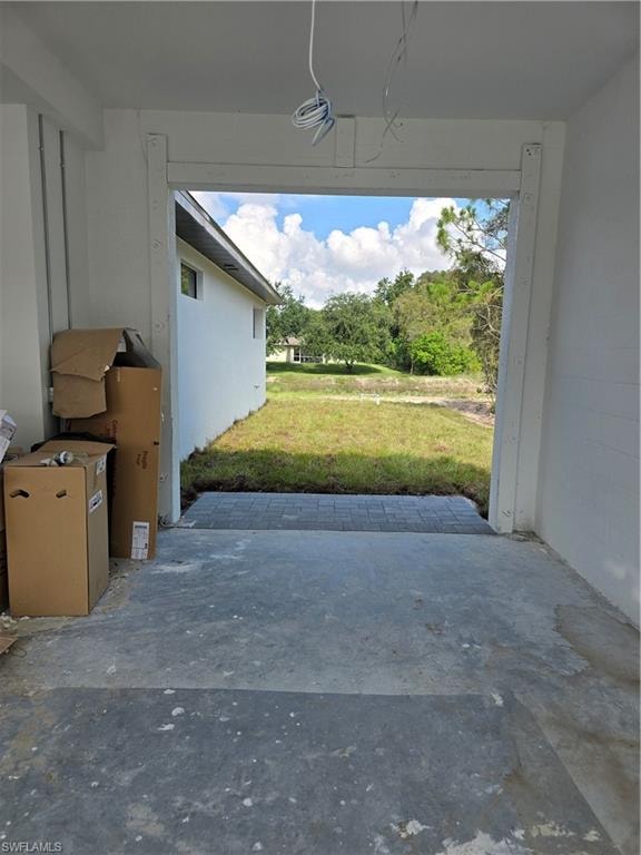 Drive-thru 3rd car Garage