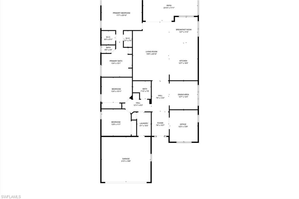 View of room layout