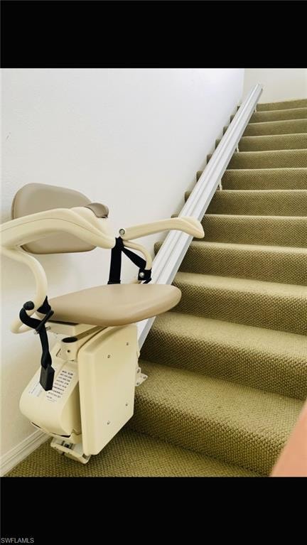 View of stairs