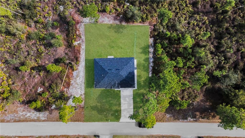 Aerial view of property and surrounding area