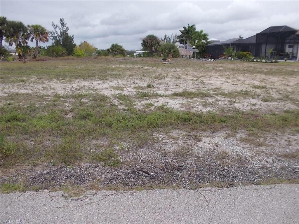 Looking at Lot from the street
