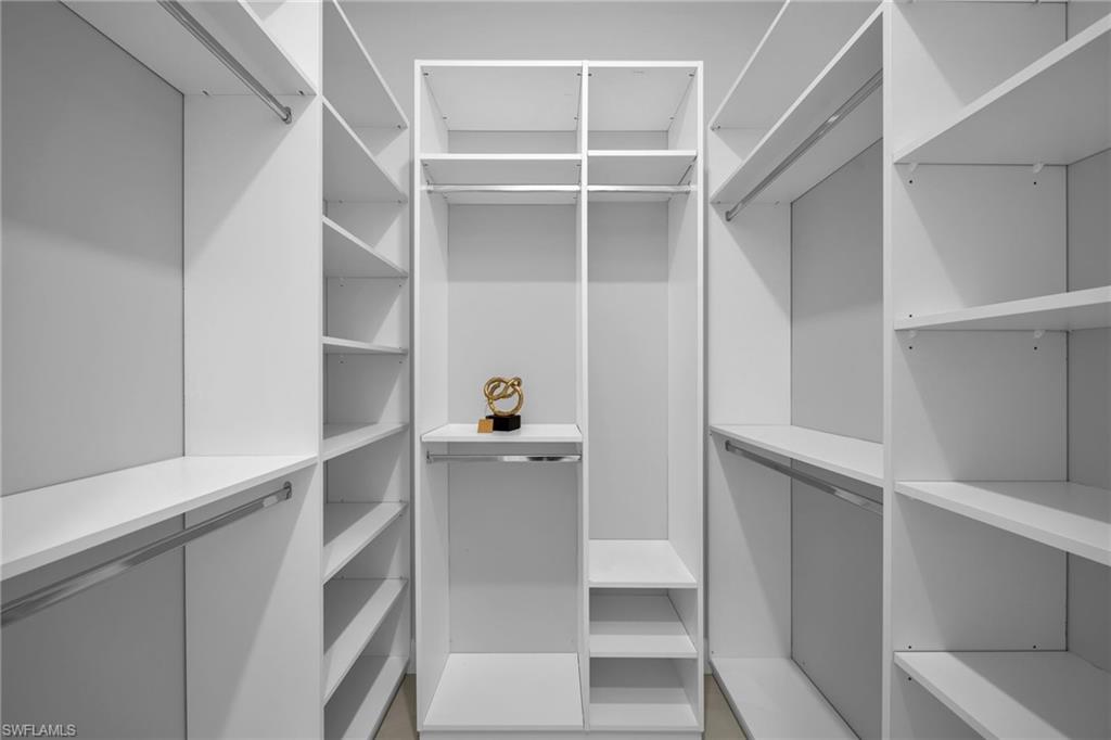 View of spacious closet
