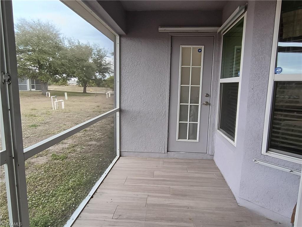 Balcony with a sunroom