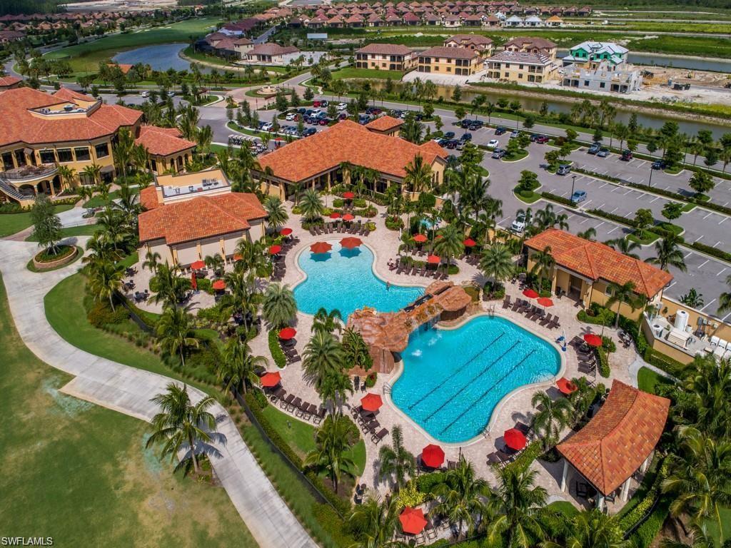 Aerial overview of property's location featuring a large body of water