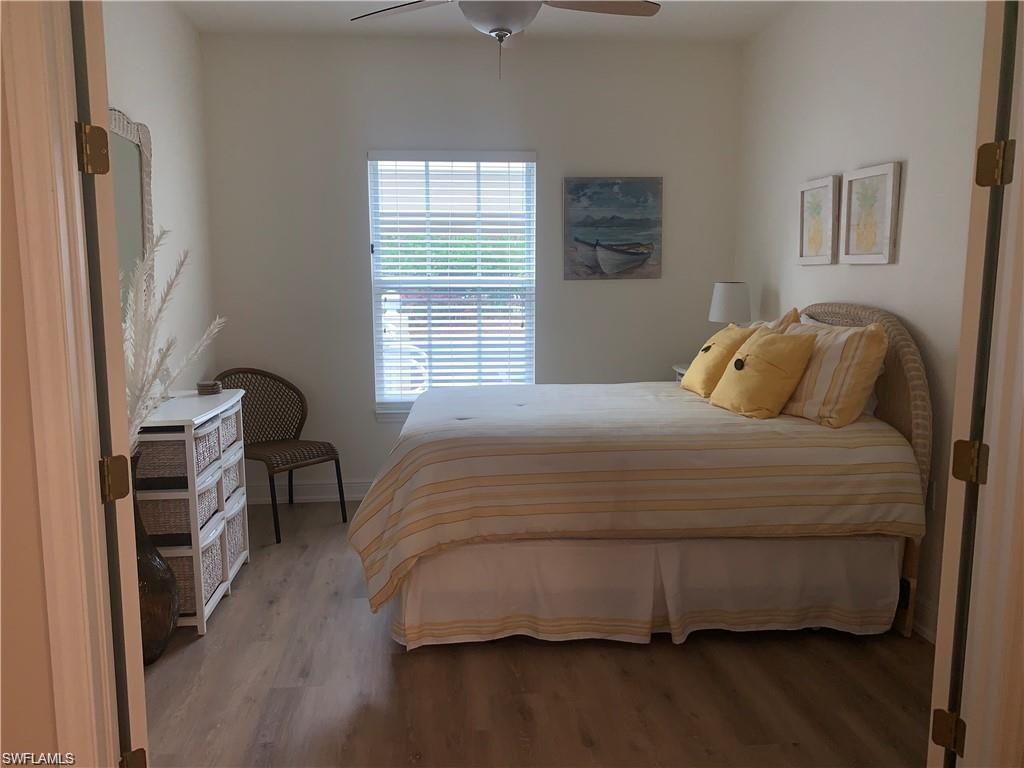Den set up as Bedroom.