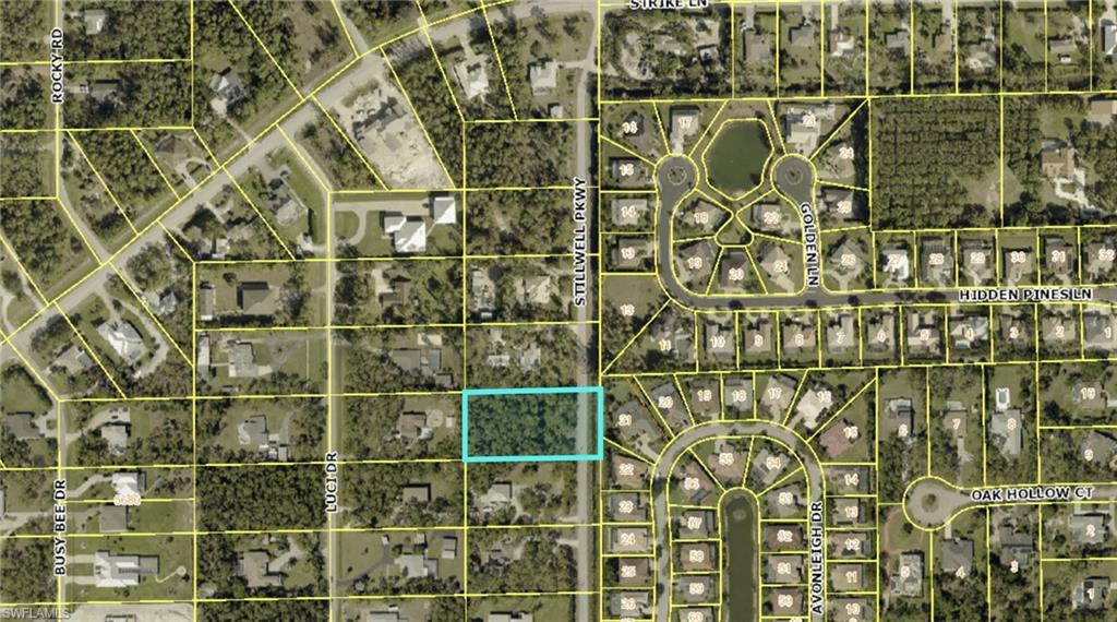 Map / location featuring property parcel outlined