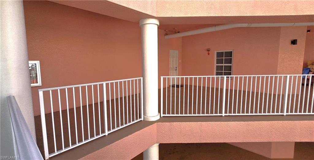 Location of unit front door