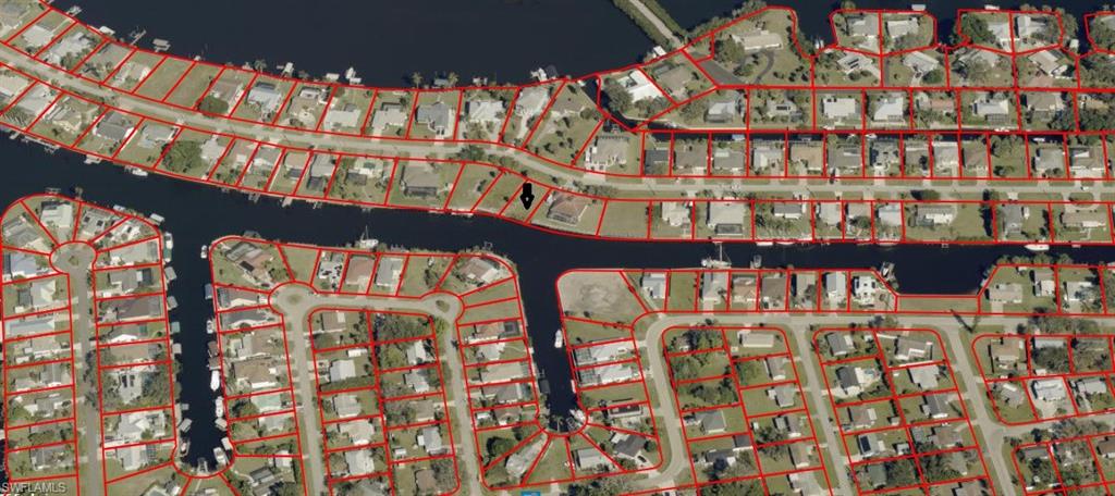 Map / location with property parcel outlined