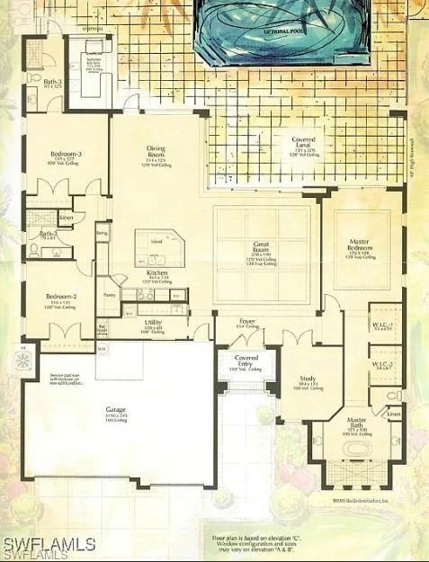 View of floor plan / room layout