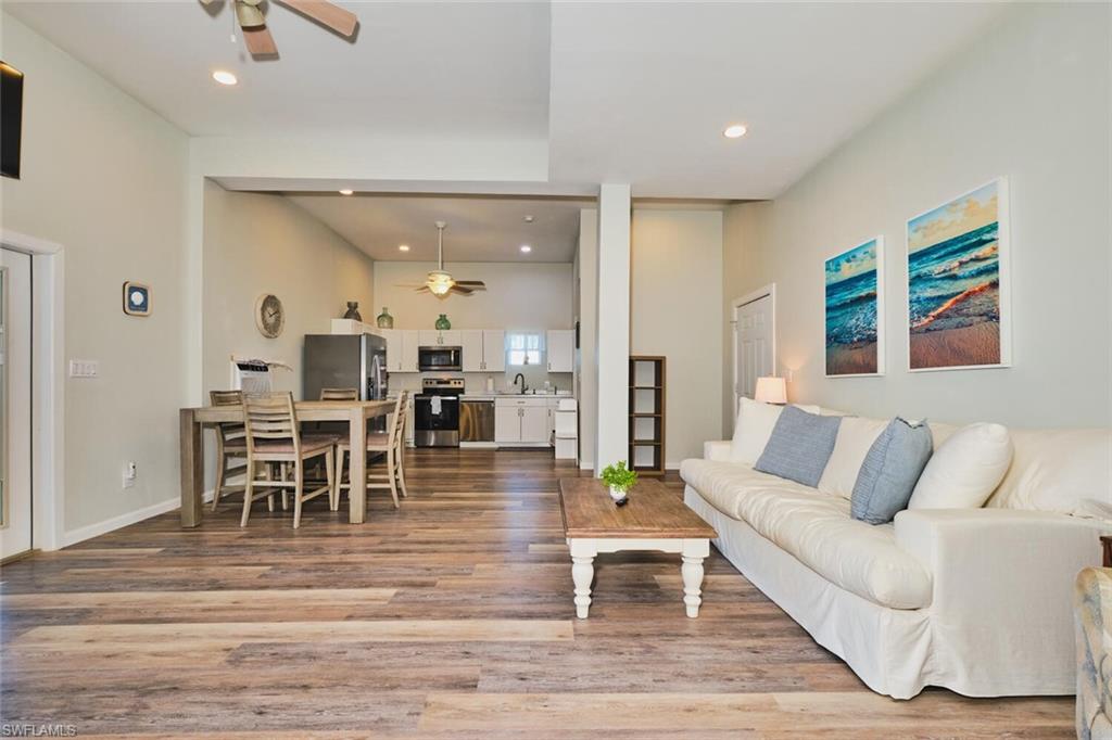 with dining and kitchen of apartment on first level