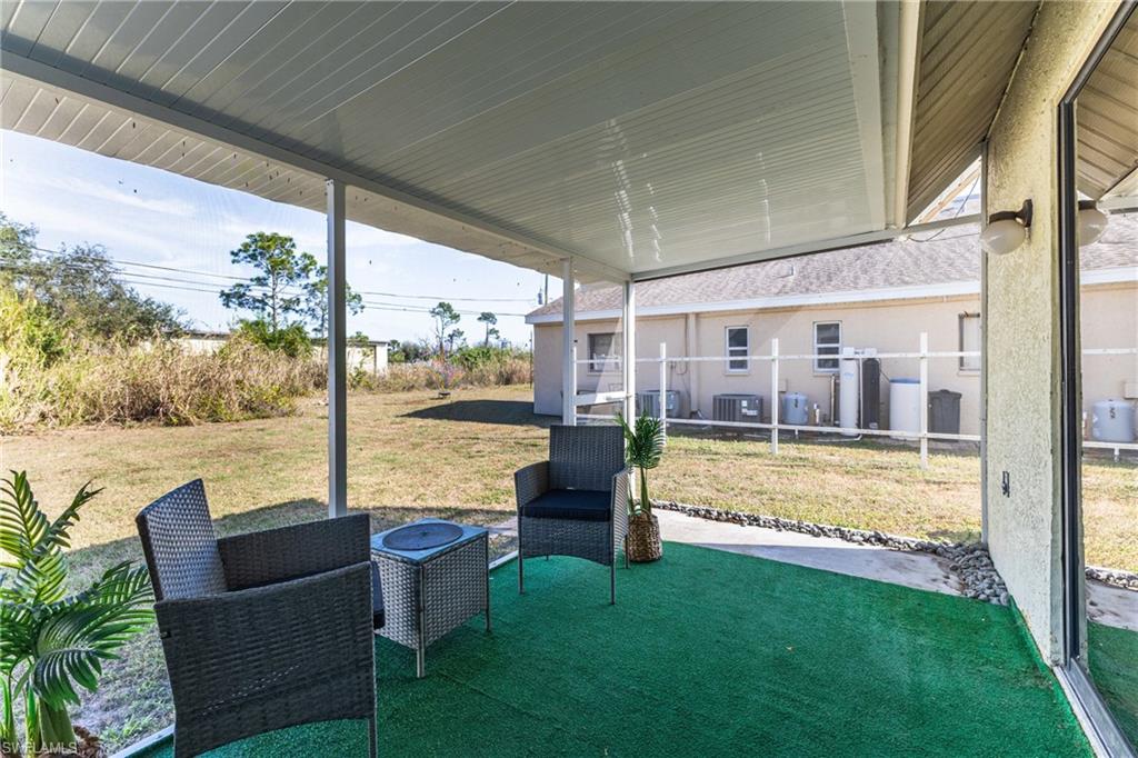 View of patio