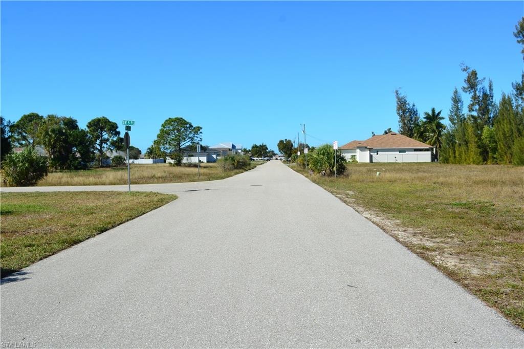 View of asphalt road