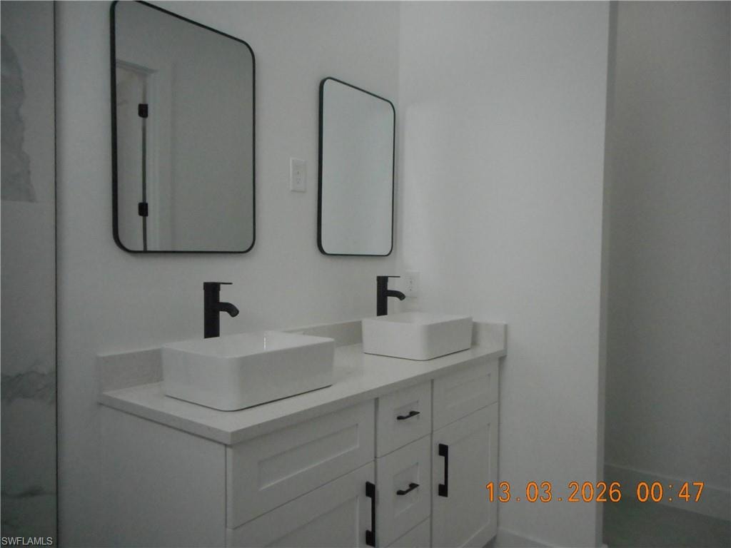 Full bath with double vanity