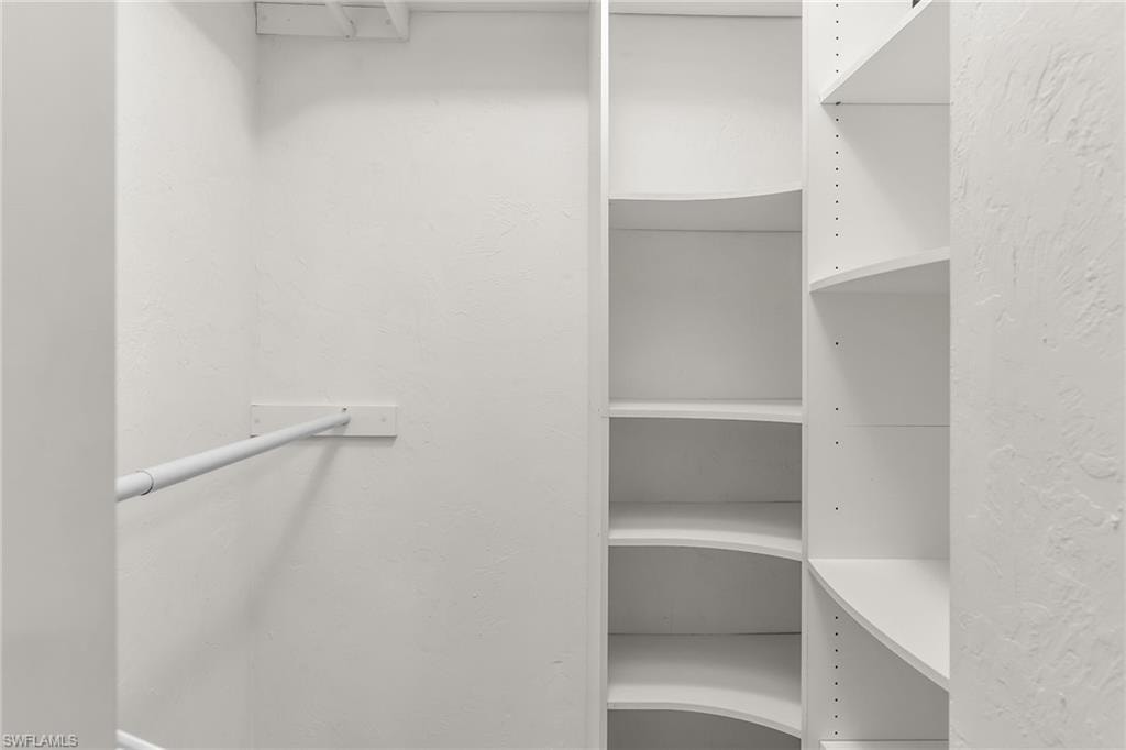 View of spacious closet