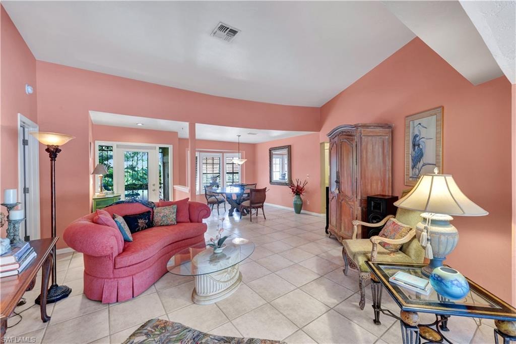 Living Rm w/Fml DR and entry foyer area