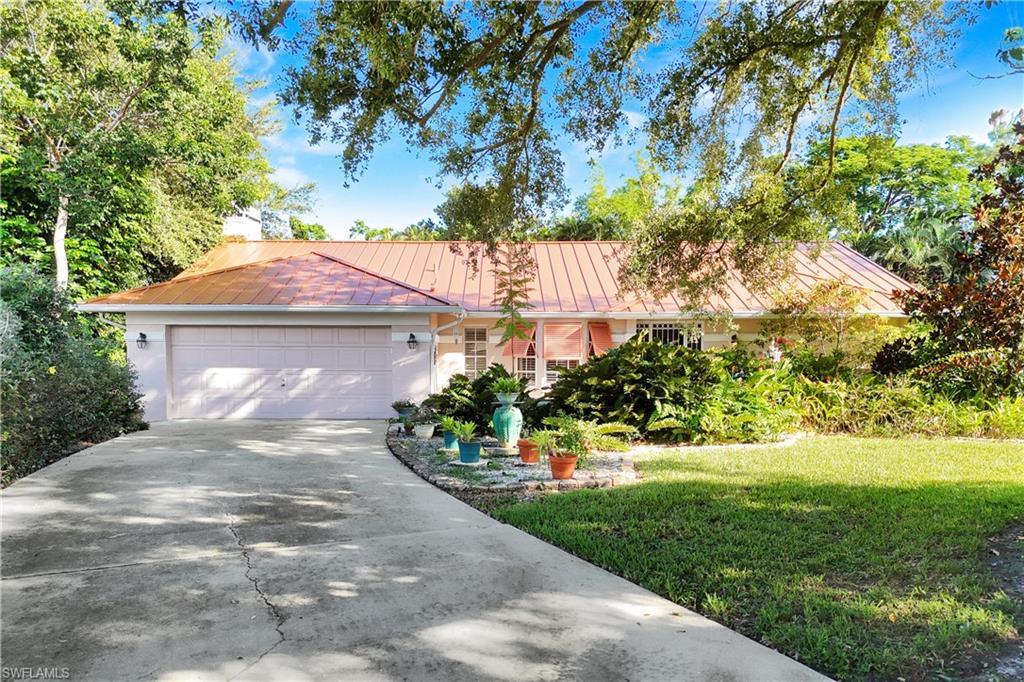 This property has many exotic plants and trees, too many to list here