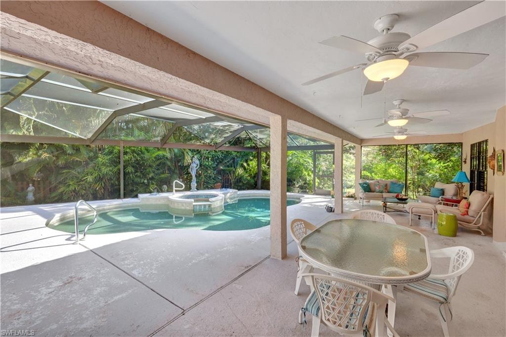 Extended living area with undercover protection