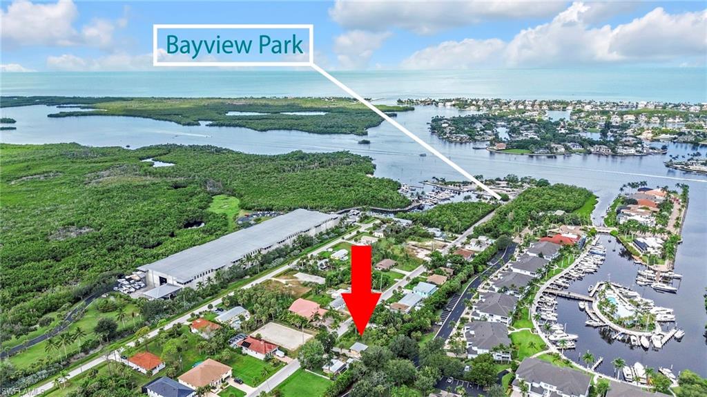 1931 Danford St. Aerial view to Gulf