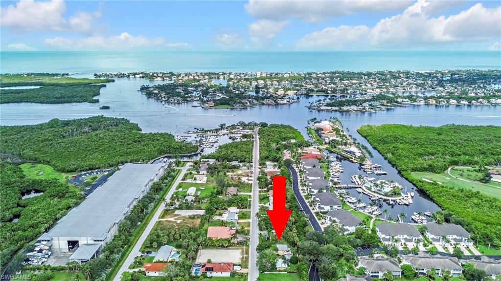 1931 Danford St. Aerial view of property location to water, a marina, and Hamilton Yacht Club