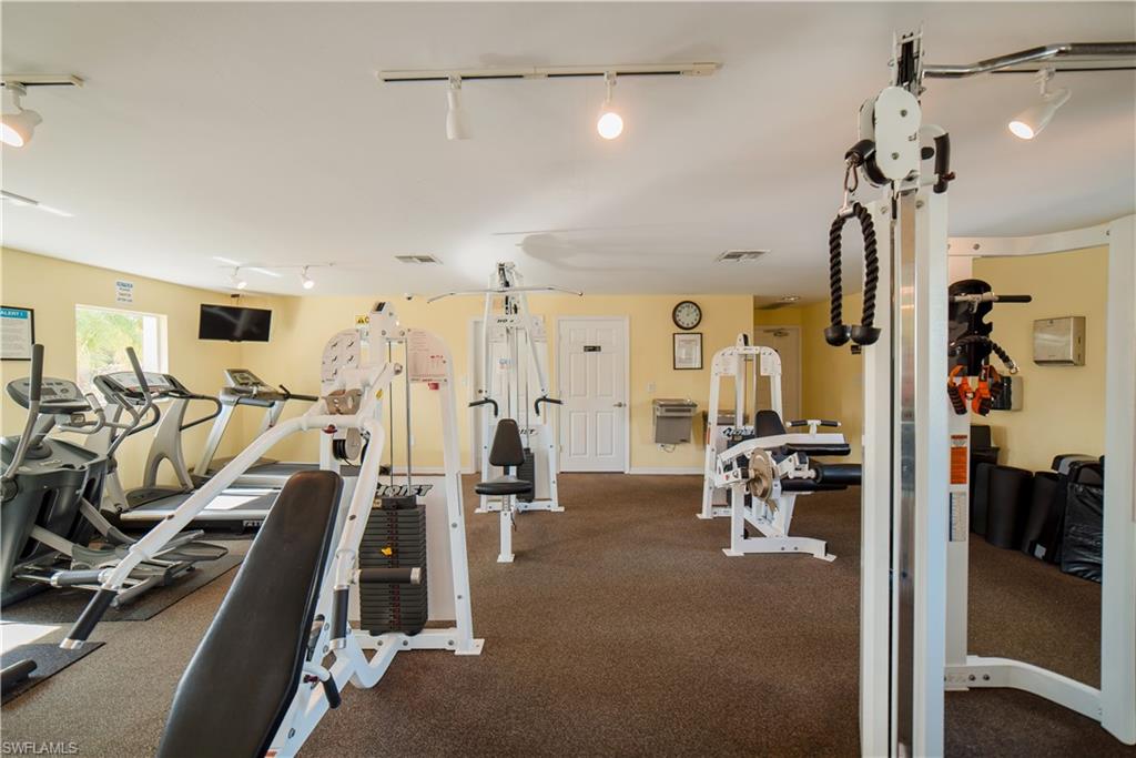 View of workout area