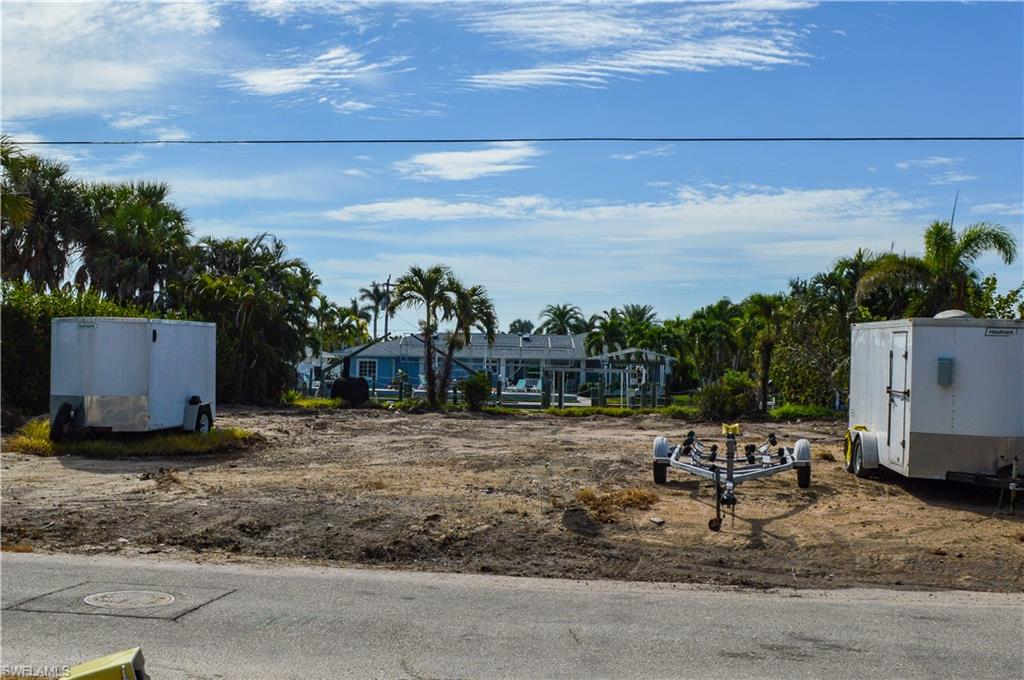 Newly cleared lot ready for building.