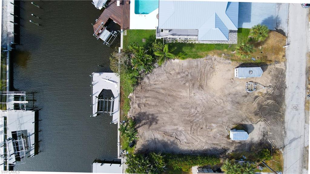 Overhead of the cleared lot!  Ready to build a new home