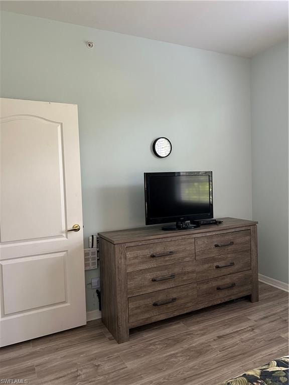 TV and closet