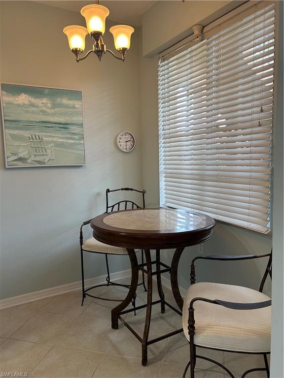 Breakfast nook area