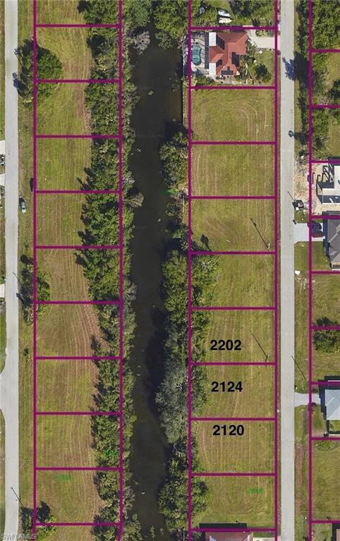 Map / location with property parcel outlined