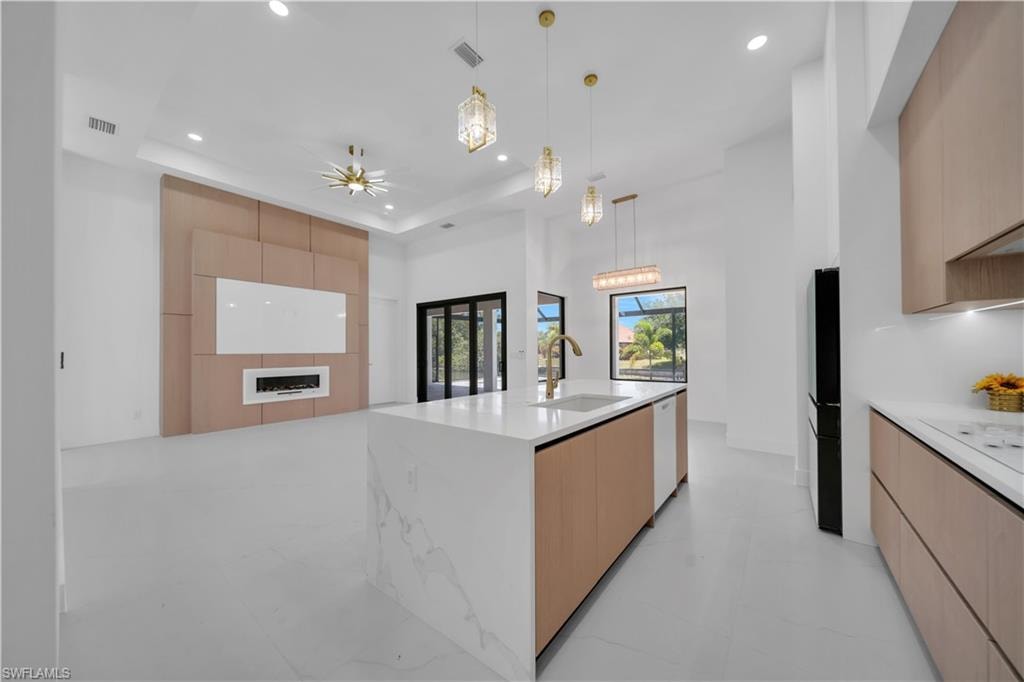 Kitchen Looking Into Living Room