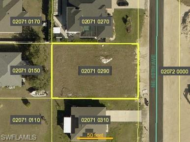 Aerial view of property's location