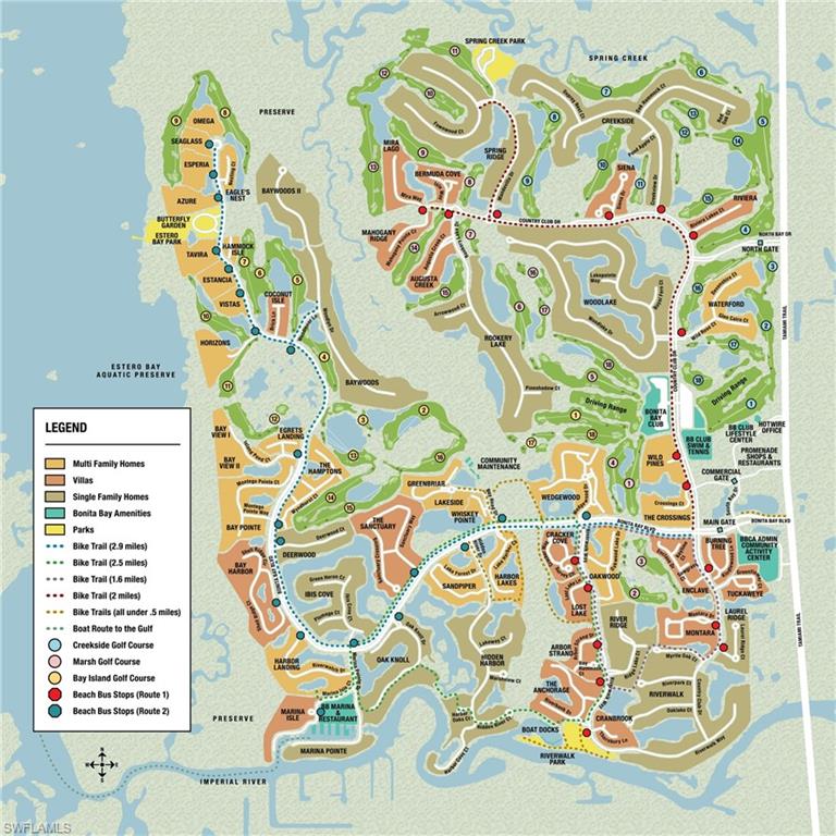 Bonita Bay Map