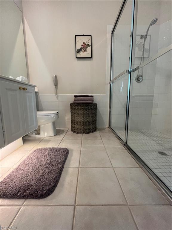 His Primary Bathroom with shower and separate vanity