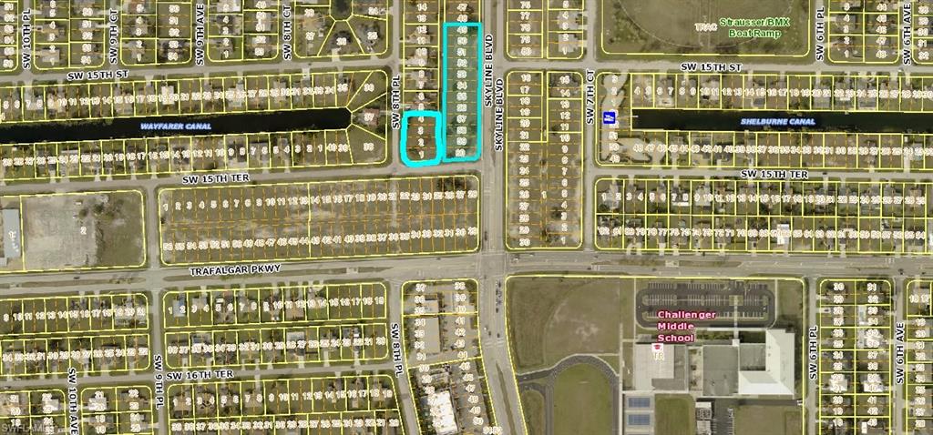 Aerial overview of property's location
