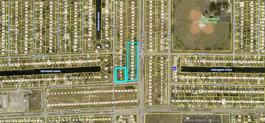 Aerial overview of property's location