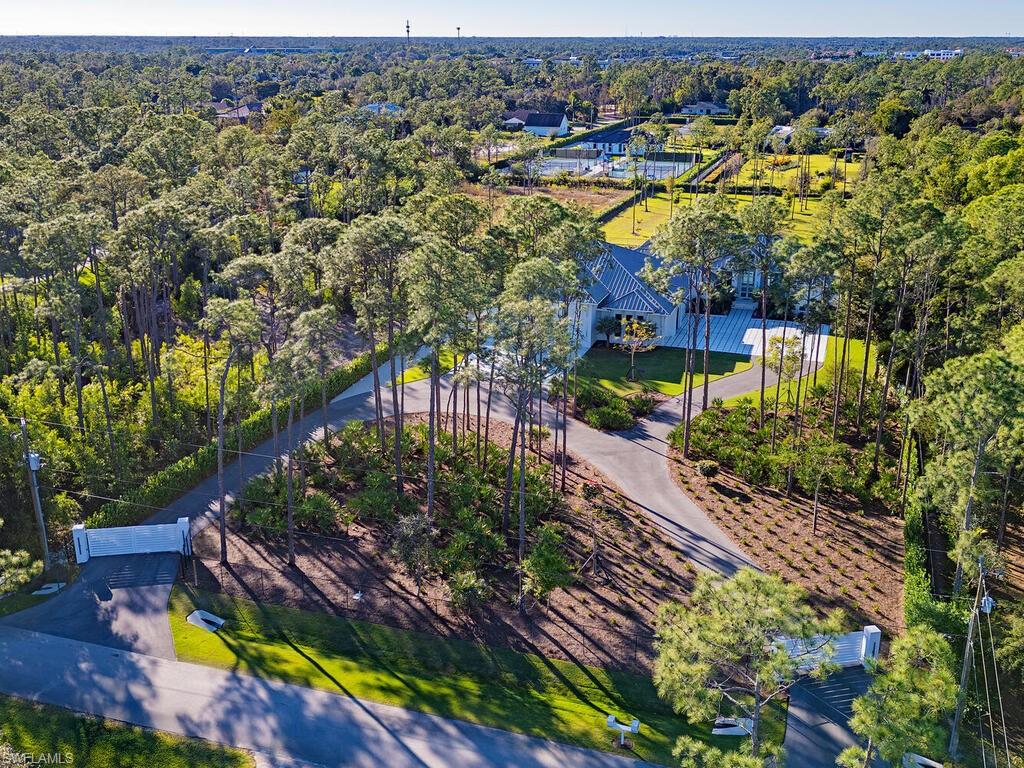Aerial view of property and surrounding area