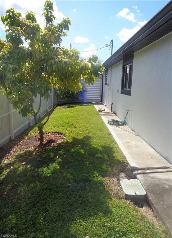 View of the side of the home
