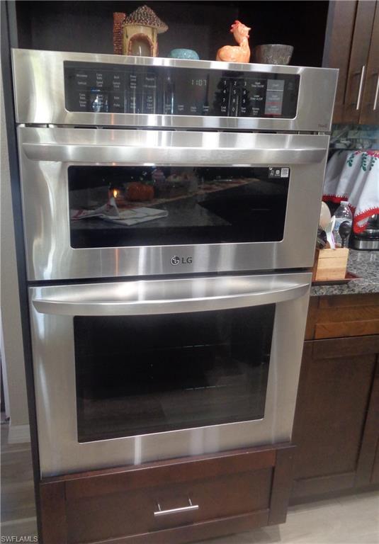 Stainless steel double door oven