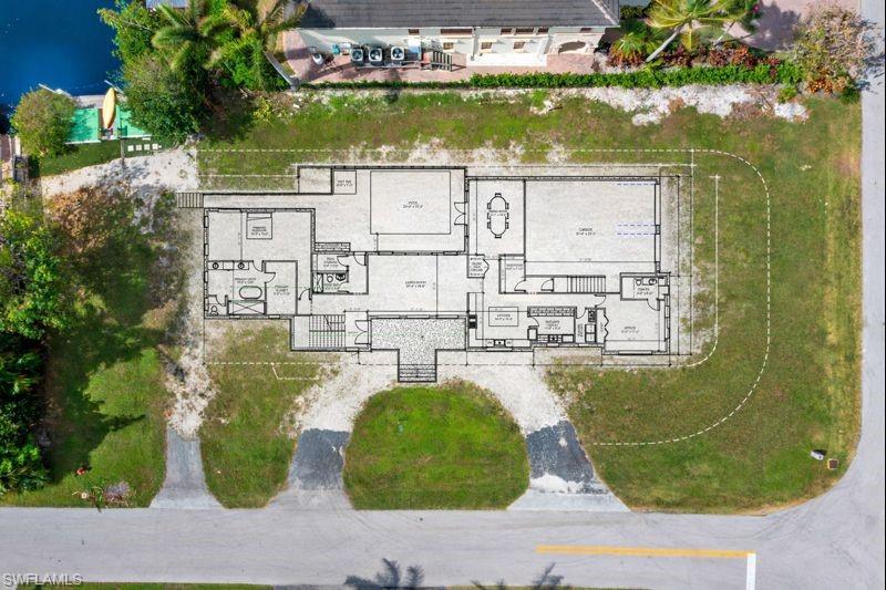 Virtual rendering - view of home floor plan