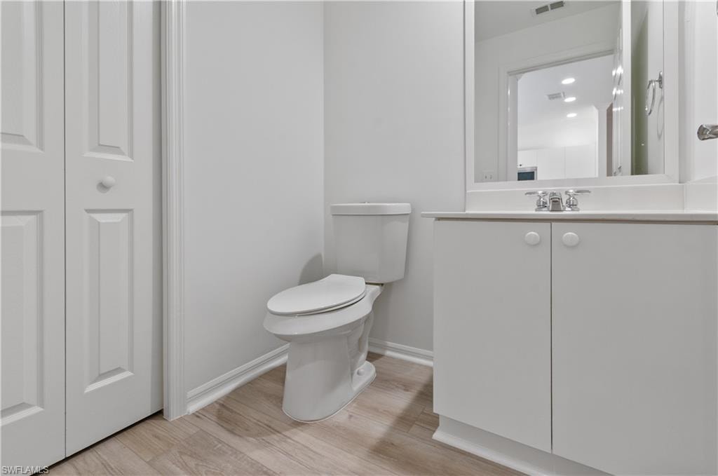 half bath with extra storage