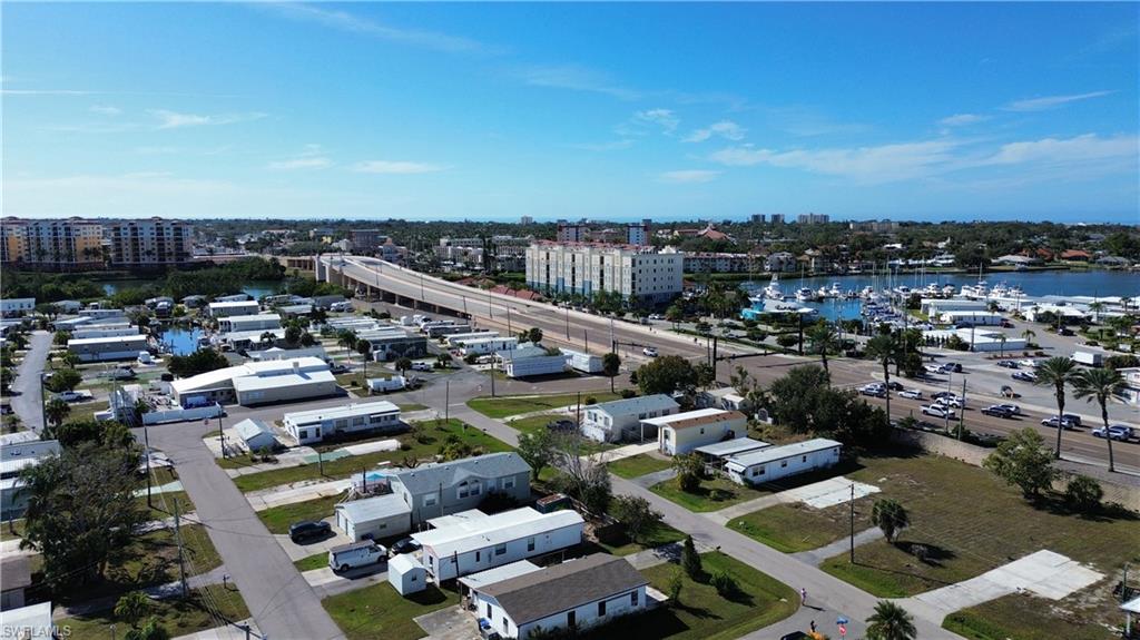 View of urban area featuring a large body of water