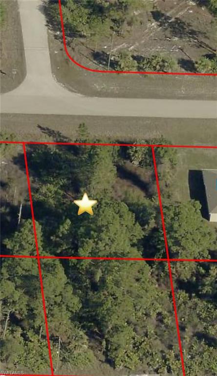 Map / location featuring property boundaries highlighted