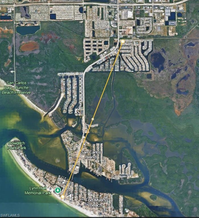Only 2.4 miles to Fort Myers Beach