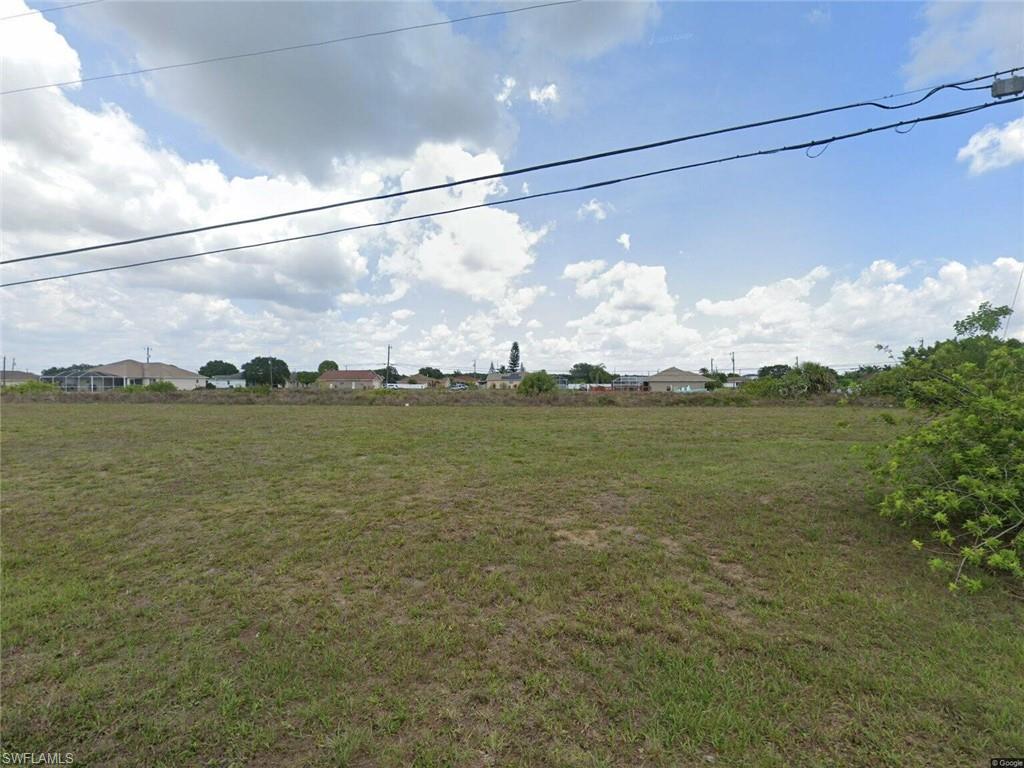 View of grassy yard