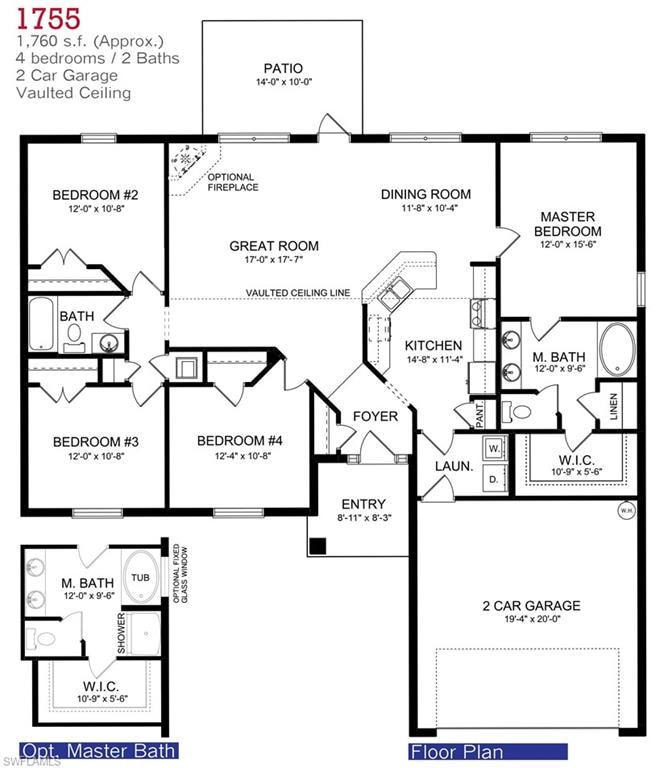 View of floor plan / room layout