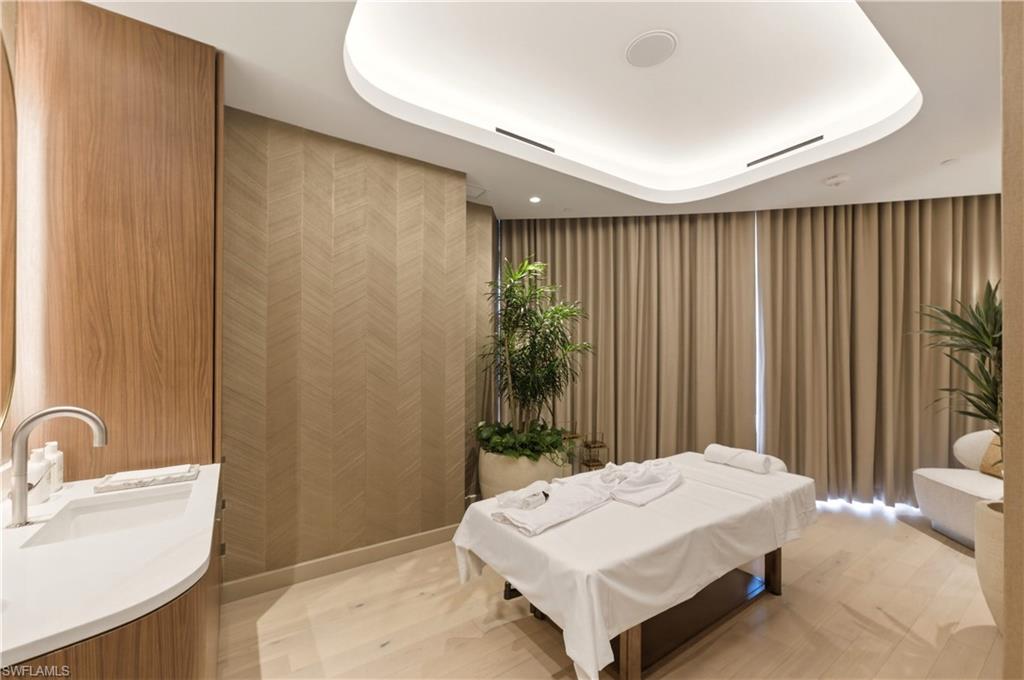 Private spa treatment rooms.