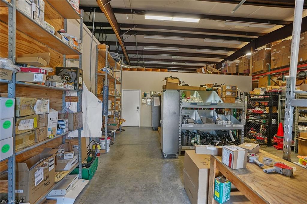 View of storage area