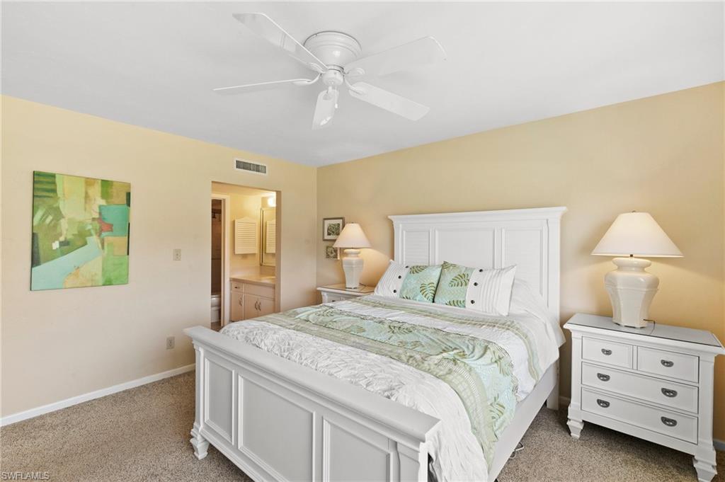 Carpet in both bedrooms