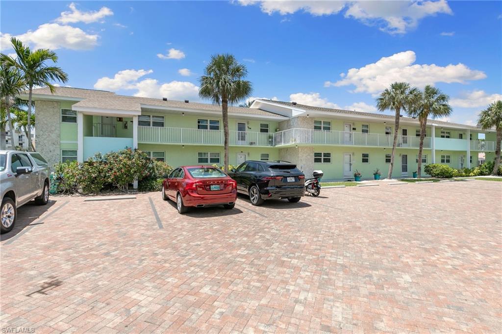 Open parking, plenty of spaces for owners and guests