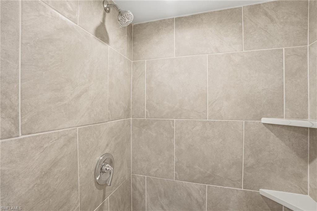 Primary Shower with Ceramic Tile